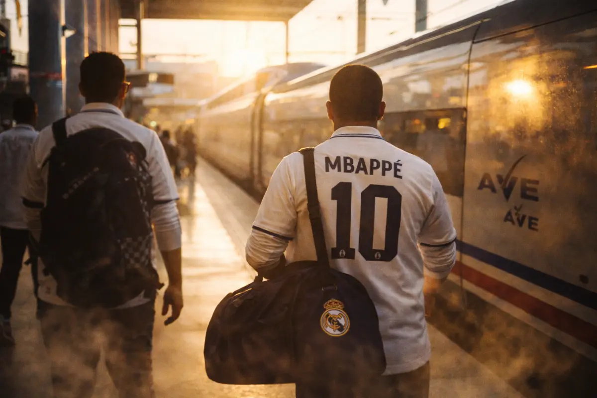 Madrid to Barcelona AVE High Speed Train Football Travel