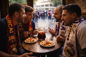 El Clásico pre-match ritual in Barcelona